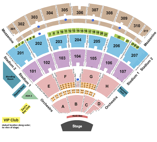 Jones Beach Theater Jones Beach Seating Chart